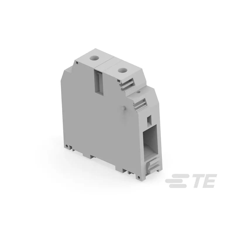 - Perfectly adapted to solar applications : 1500V DC (1000V AC) IEC and 1000V UL, - Closed terminal block: no end section needed, optimized rigidity, - Ease your voltage monitoring or distribution with the 2 built-in derivations, - Use of jumper bars requires the user to cut-out the partition.