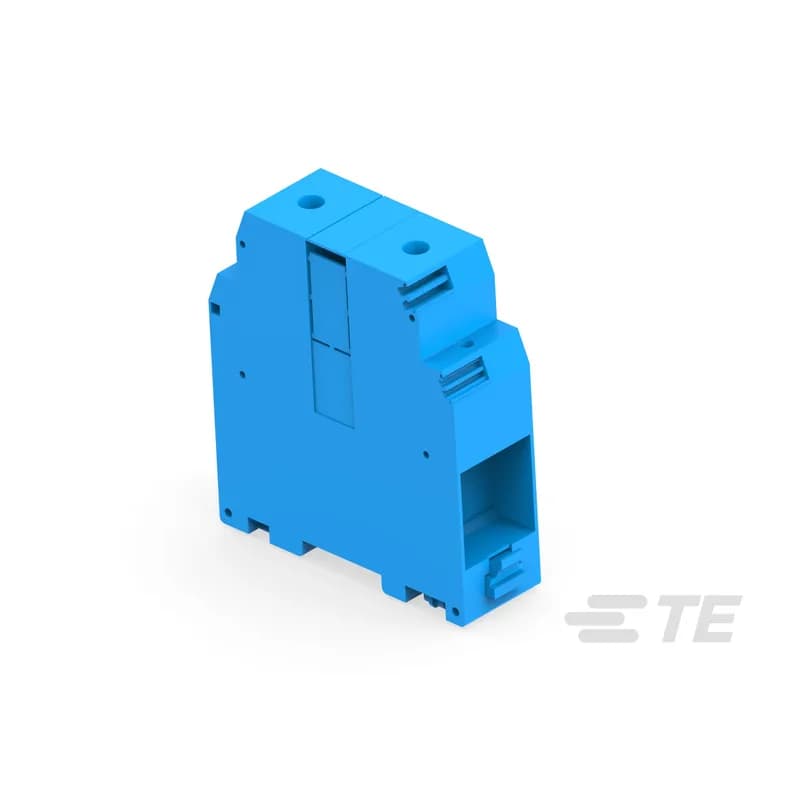 - Perfectly adapted to solar applications : 1500V DC (1000V AC) IEC and 1000V UL, - UL Certified for aluminum cables use - Closed terminal block: no end section needed, optimized rigidity, - Ease your voltage monitoring or distribution with the 2 built-in derivations, - Use of jumper bars requires the user to cut-out the partition.