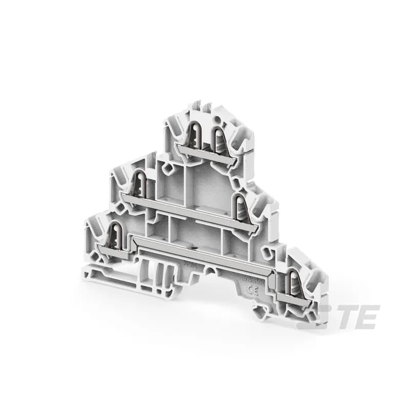 Combine high performance with compact dimensions in just 5.2 mm 0.205 in spacing: - 500 V IEC 300 V UL, - 1 jumper channel and a large input and output marker zone on each deck.