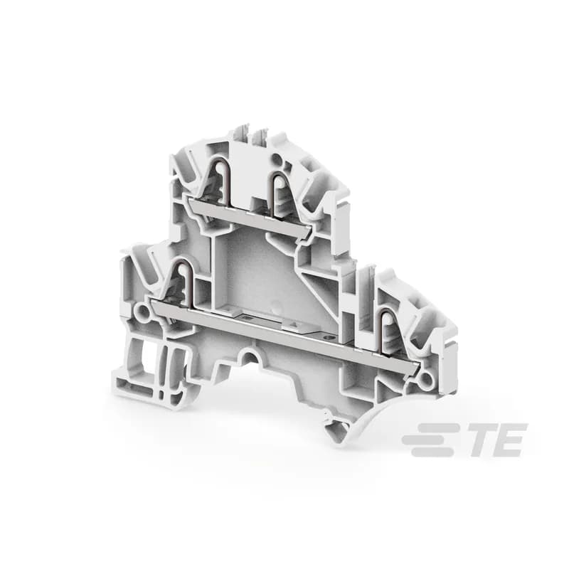 TE Connectivity 1SNK705210R0000 - Combine high performance with compact dimensions: - 800 V IEC 600 V UL, - 2 jumper channels and a large input and output marker zone on each deck.