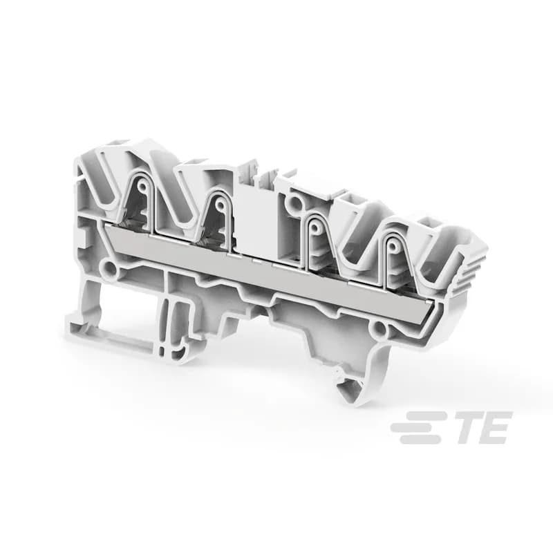 TE Connectivity 1SNK706012R0000 - Find all the features of the ZK4 terminal block with the added option of distributing or branching 4 conductors.