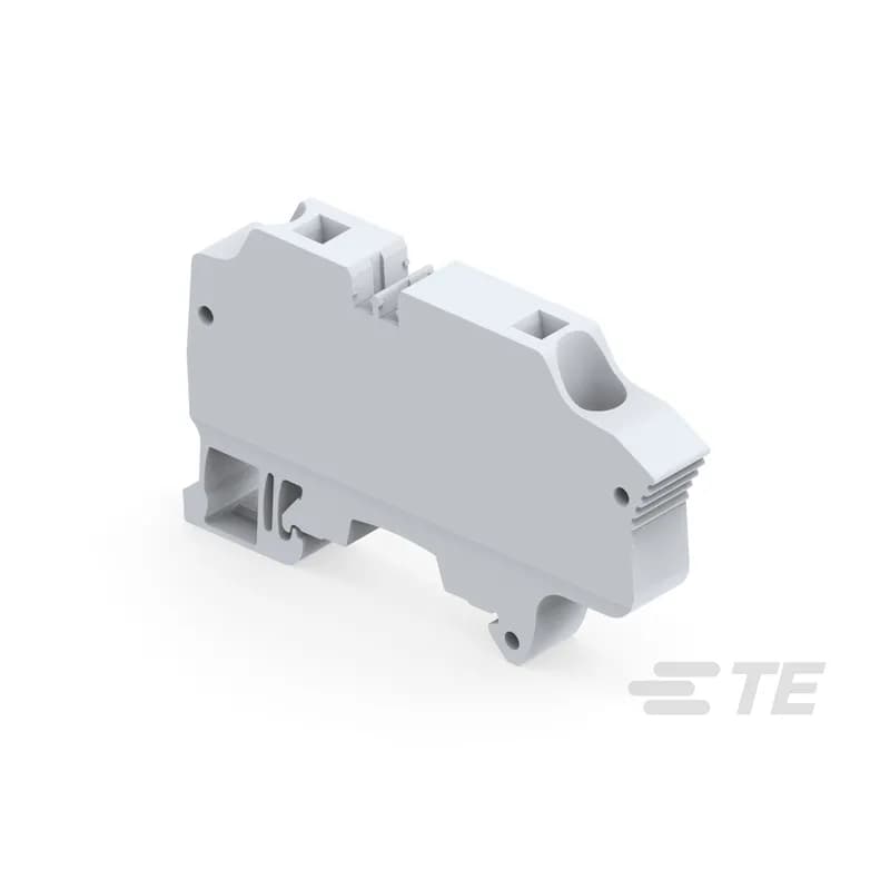 Specially designed for high voltage utility scale solar power plants: - Rated voltage of 1500 V DC IEC and 1000 V DC UL, - Pre-mounted end section with light grey color specific to this application, - Improved design with ribs to increase creepage distance, - Compact solution only 2 mm thicker than normal product, - Compatible with JB12 jumpers to interconnect multiple terminal blocks.
