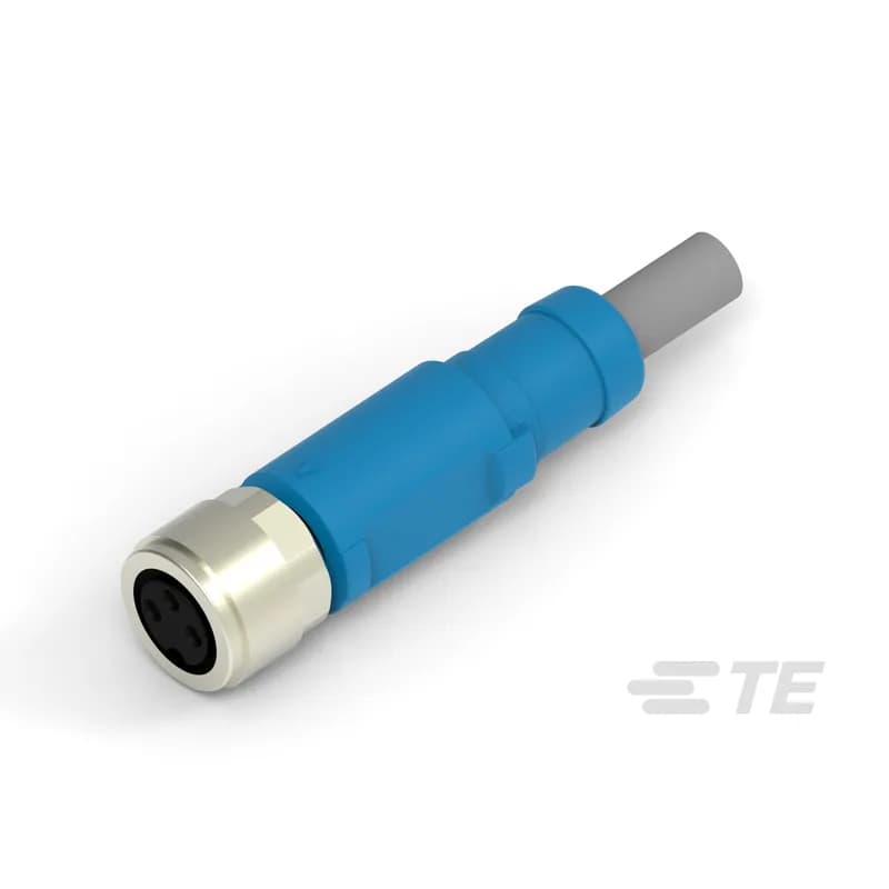 M8/M12 Cable Assemblies, Sensor/Actuator, 3 Position, A Keying Code, M8 Plug, M8 Pigtail, Straight Connector Orientation (End A), M8 Connector