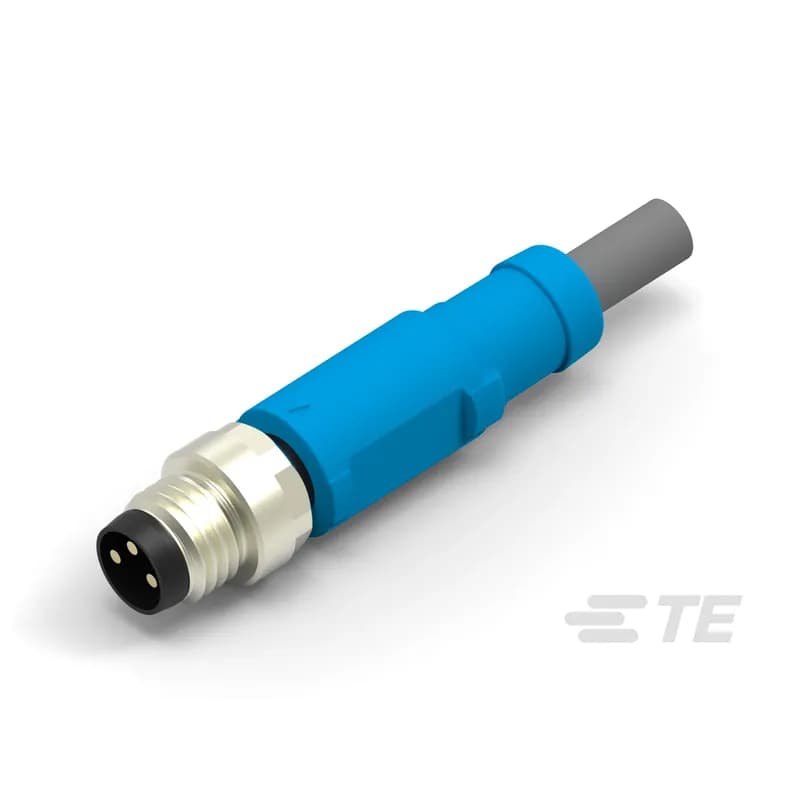 M8/M12 Cable Assemblies, Sensor/Actuator, 3 Position, A Keying Code, M8 Plug, M8 Pigtail, Straight Connector Orientation (End A), M8 Connector