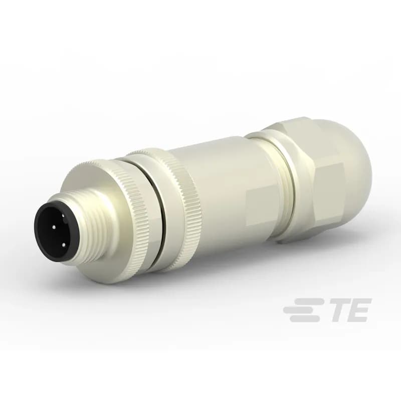 Standard Circular Connectors, Wire-to-Wire, 4 Position, Sealable, Wire & Cable, Signal, Nickel, Copper Alloy, A Polarization Code, M12 Connector