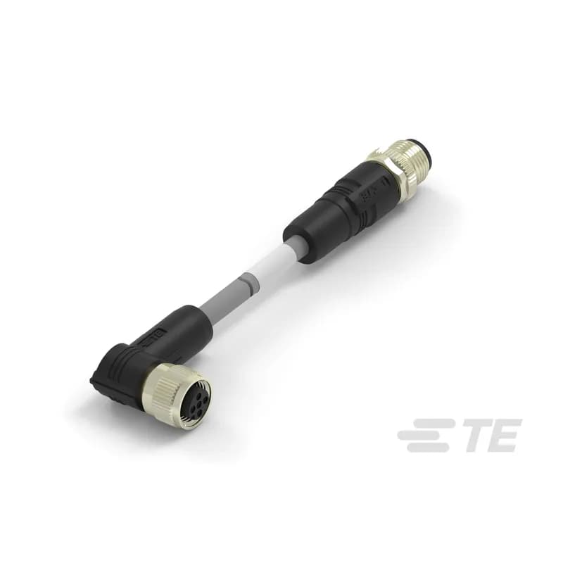 M8/M12 Cable Assemblies, Industrial Fieldbus, DeviceNet, 5 Position, A Keying Code, M12 Plug, M12 Socket, M12, M12 Connector