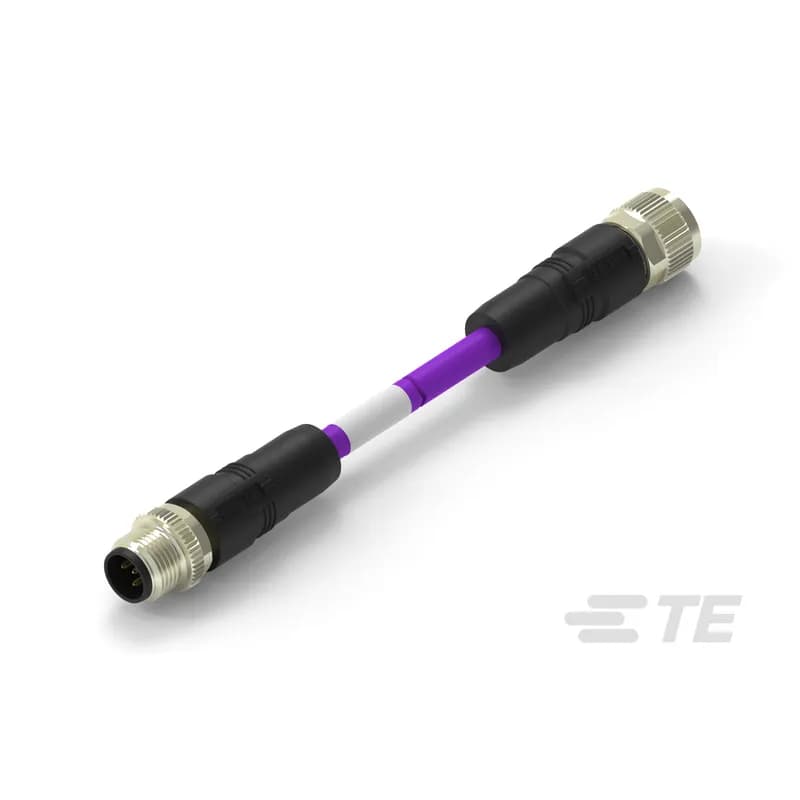 TE Connectivity 1SET315132R0000 - M8/M12 Cable Assemblies, Industrial Fieldbus, DeviceNet, 5 Position, A Keying Code, M12 Plug, M12 Socket, M12, M12 Connector