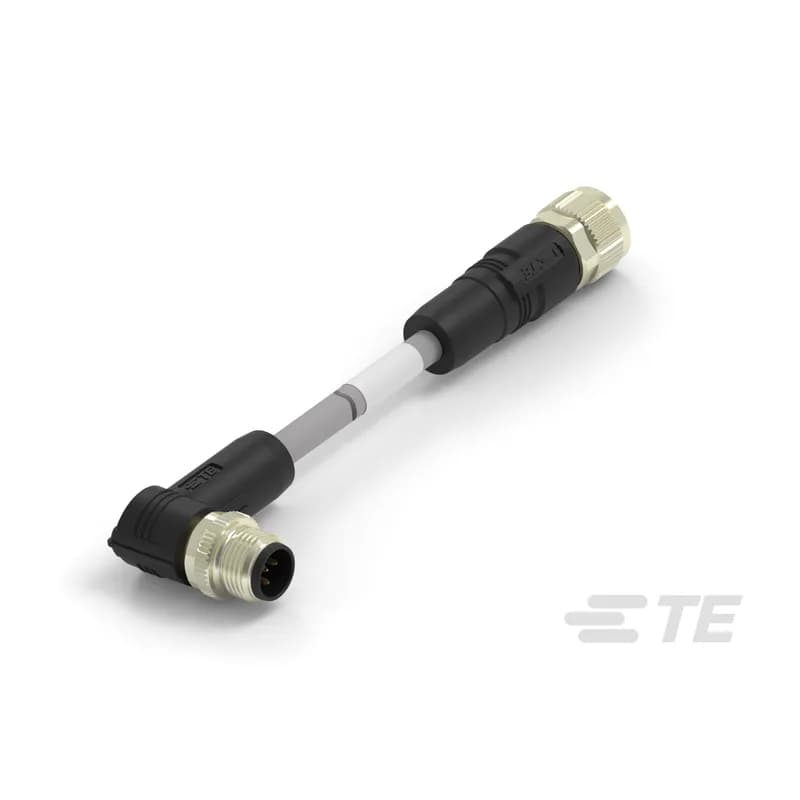 M8/M12 Cable Assemblies, Industrial Fieldbus, DeviceNet, 5 Position, A Keying Code, M12 Plug, M12 Socket, M12, M12 Connector