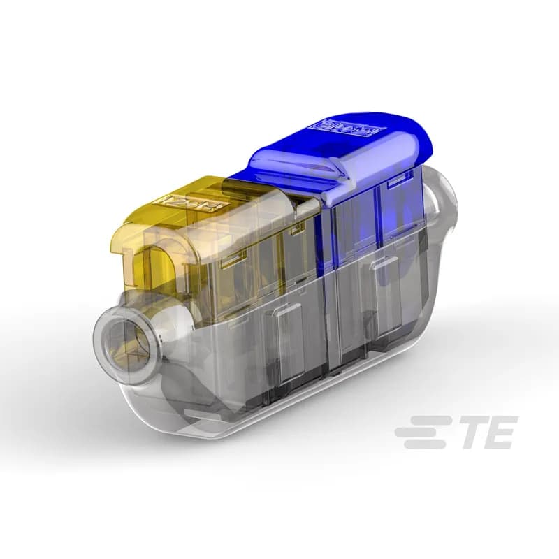 TE Connectivity 2213600-1 - Splices, Butt Splice, 12 – 14 AWG / 14 – 16 AWG Wire Size, 4 – 2.5 mm² / 2.5 – 1.5 mm² Wire Size, Sealable, Splice Capacity 2, CoolSplice Connectors