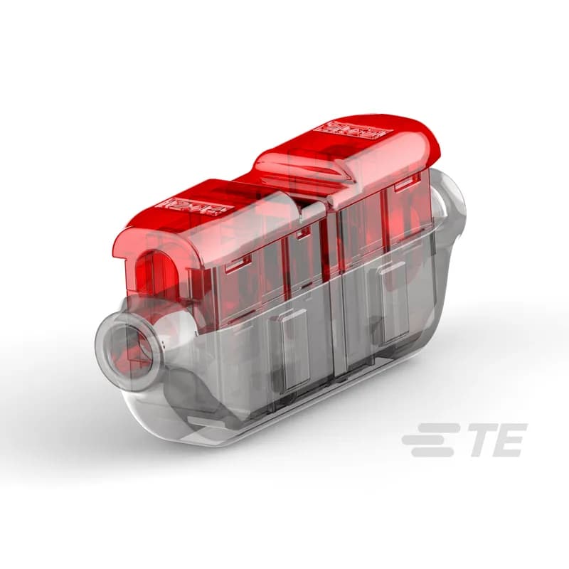 TE Connectivity 2213600-8 - Splices, Butt Splice, 16 – 18 AWG Wire Size, 1.5 – .75 mm² Wire Size, Sealable, Splice Capacity 2, End Feed, Phosphor Bronze, Length 1.89 in [48 mm]