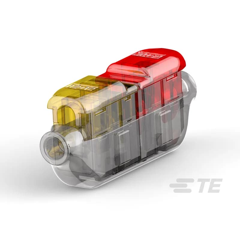 TE Connectivity 2213600-2 - Splices, Butt Splice, 12 – 14 AWG / 16 – 18 AWG Wire Size, 4 – 2.5 mm² / 1.5 – .75 mm² Wire Size, Sealable, Splice Capacity 2, CoolSplice Connectors