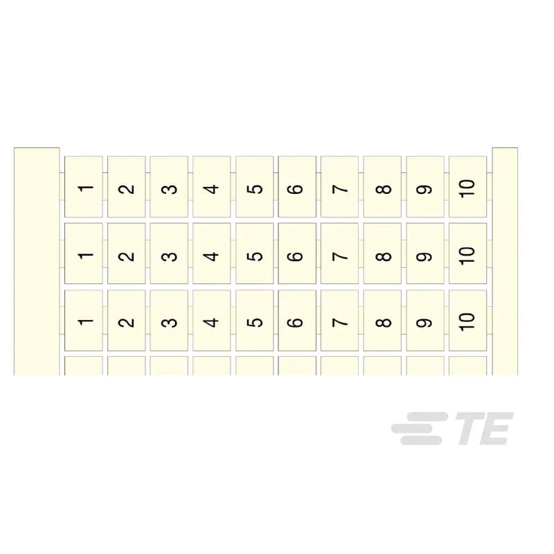 RC65 10X(71 TO 80) V MARKER CARD