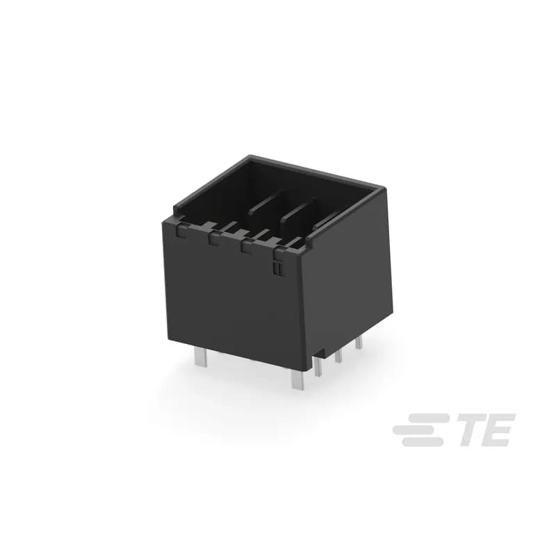 TE Connectivity 1-1827581-4 - PCB Mount Header, Vertical, Wire-to-Board, 12 Position, 3.5 mm [.137 in] Centerline, Fully Shrouded, Gold, Through Hole - Solder, Dynamic 1000 Series
