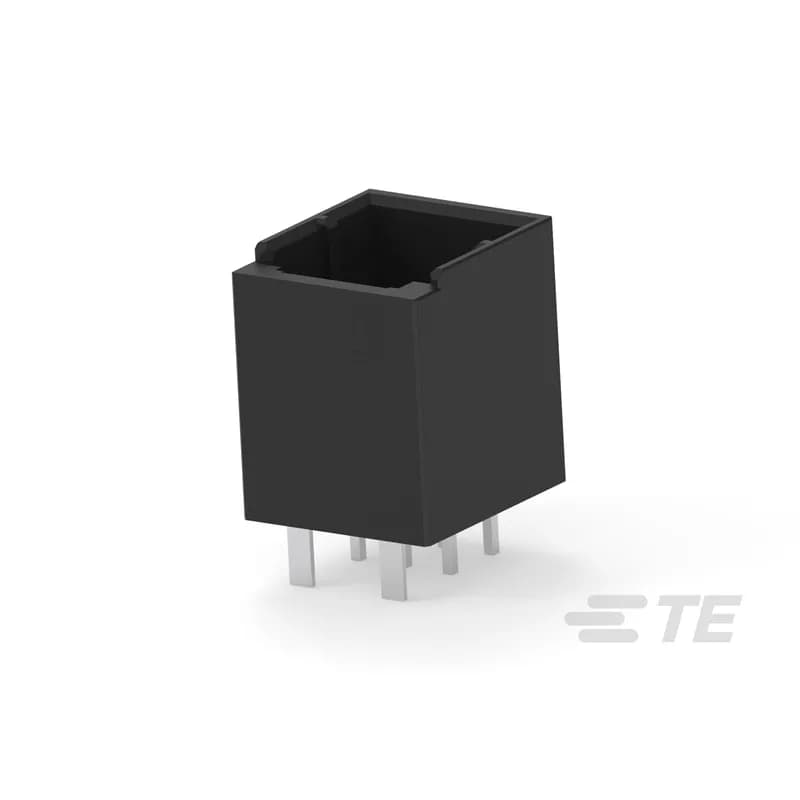 PCB Mount Header, Vertical, Wire-to-Board, 6 Position, 2.5 mm [.099 in] Centerline, Fully Shrouded, Gold, Through Hole - Solder, Dynamic 1000 Series