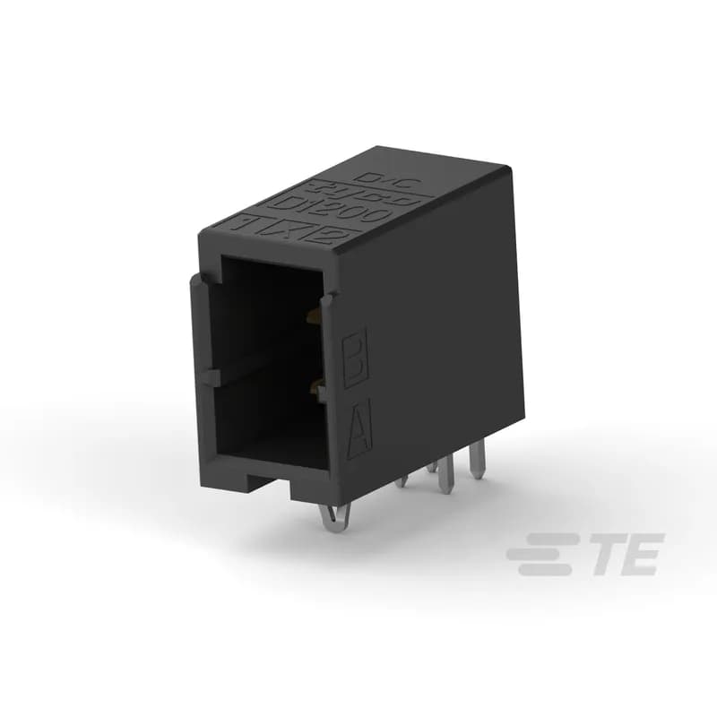 PCB Mount Header, Horizontal, Wire-to-Board, 4 Position, 2.5 mm [.099 in] Centerline, Fully Shrouded, Gold, Through Hole - Solder, Dynamic 1000 Series