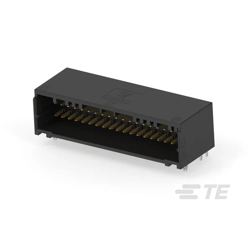 PCB Mount Header, Horizontal, Wire-to-Board, 40 Position, 2 mm [.079 in] Centerline, Fully Shrouded, Gold, Through Hole - Solder, Dynamic 1000 Series
