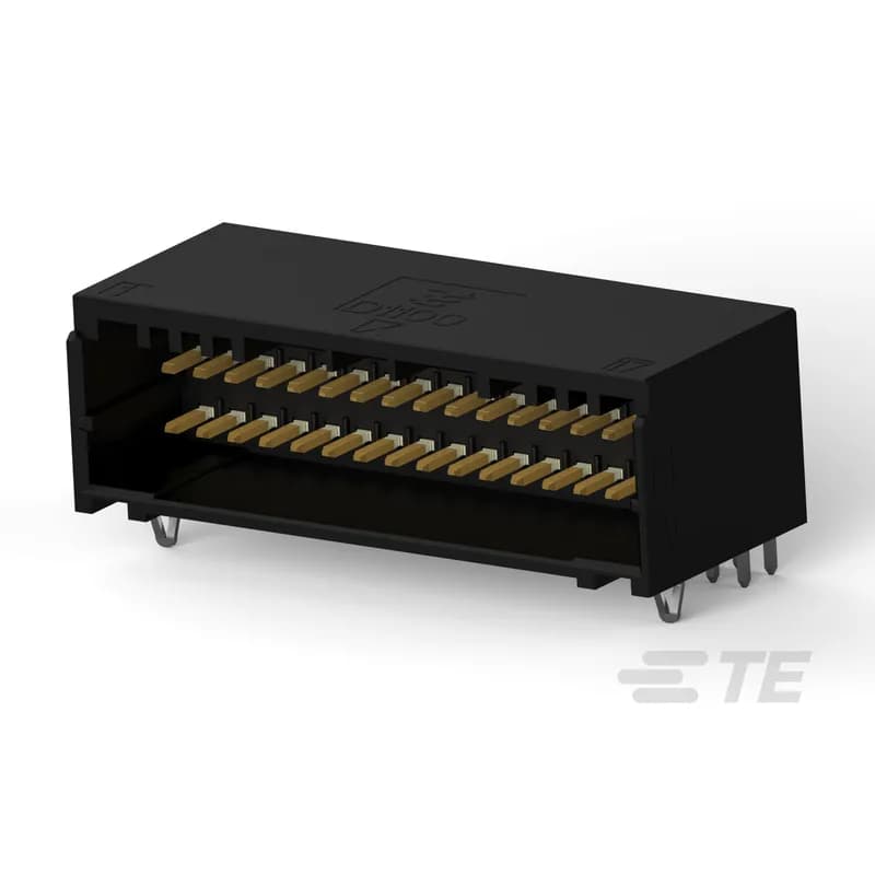 PCB Mount Header, Horizontal, Wire-to-Board, 34 Position, 2 mm [.079 in] Centerline, Fully Shrouded, Tin, Through Hole - Solder, Dynamic 1000 Series
