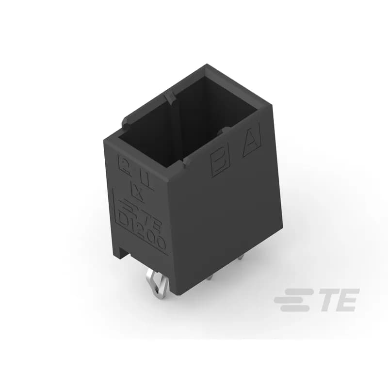 PCB Mount Header, Vertical, Wire-to-Board, 4 Position, 2.5 mm [.01 in] Centerline, Fully Shrouded, Tin, Through Hole - Solder, Dynamic 1000 Series
