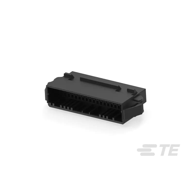 Housing, Plug, Wire-to-Panel, UL 94V-0, 40 Position, 2 mm [.079 in] Centerline, 2 Row, 125 VAC, Wire & Cable, Standard Rectangular Connectors
