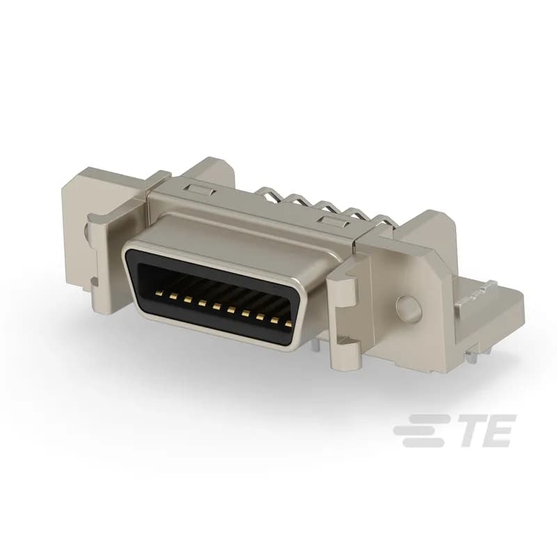 Receptacle, Cable-to-Board, 20 Position, 1.27 mm [.05 in] Centerline, Printed Circuit Board, Signal, Solder D-Sub Connectors