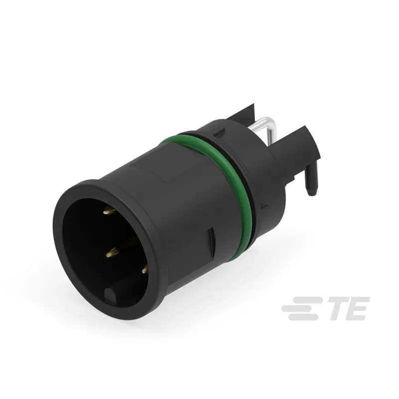 4 Position Circular Connector, Cable-to-Board, Sealable, Printed Circuit Board, Power, Signal & High Speed Data, Board Mount, A Code, M12 Connector