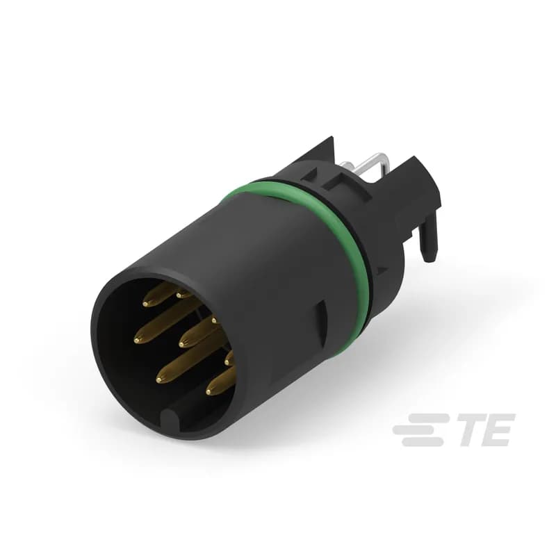 8 Position Circular Connector, Cable-to-Board, Sealable, Printed Circuit Board, Power & Signal, Board Mount, A Code, Contacts Preloaded, M12 Connector