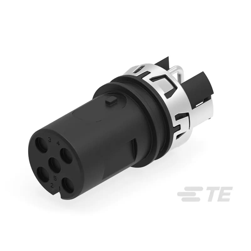 5 Position Circular Connector, Board-to-Board, Printed Circuit Board, Power & Signal, Board Mount, A Code, Contacts Preloaded, Shielded, M12 Connector