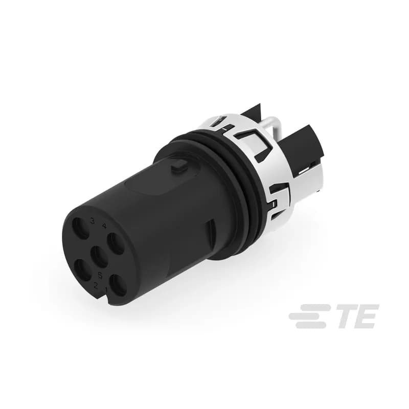 5 Position Circular Connector, Board-to-Board, Sealable, Printed Circuit Board, Power & Signal, Board Mount, A Code, Contacts Preloaded, M12 Connector