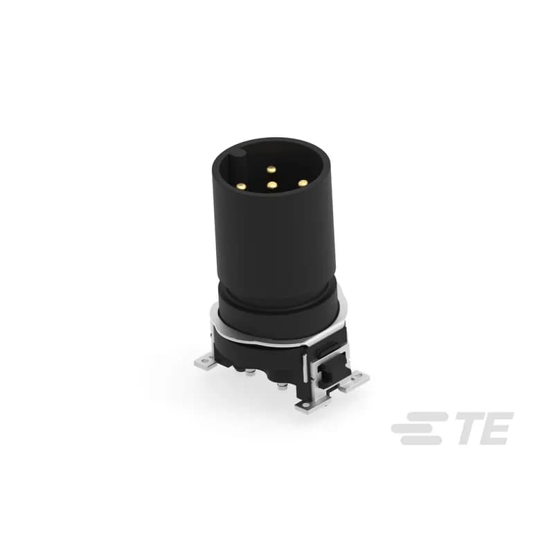 5 Position Circular Connector, Board-to-Board, Printed Circuit Board, Power & Signal, Board Mount, A Code, Contacts Preloaded, Shielded, M12 Connector