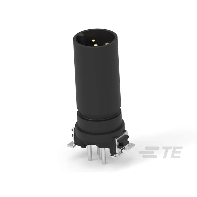 5 Position Circular Connector, Board-to-Board, Printed Circuit Board, Power & Signal, Board Mount, A Code, Contacts Preloaded, Plug, M12 Connector