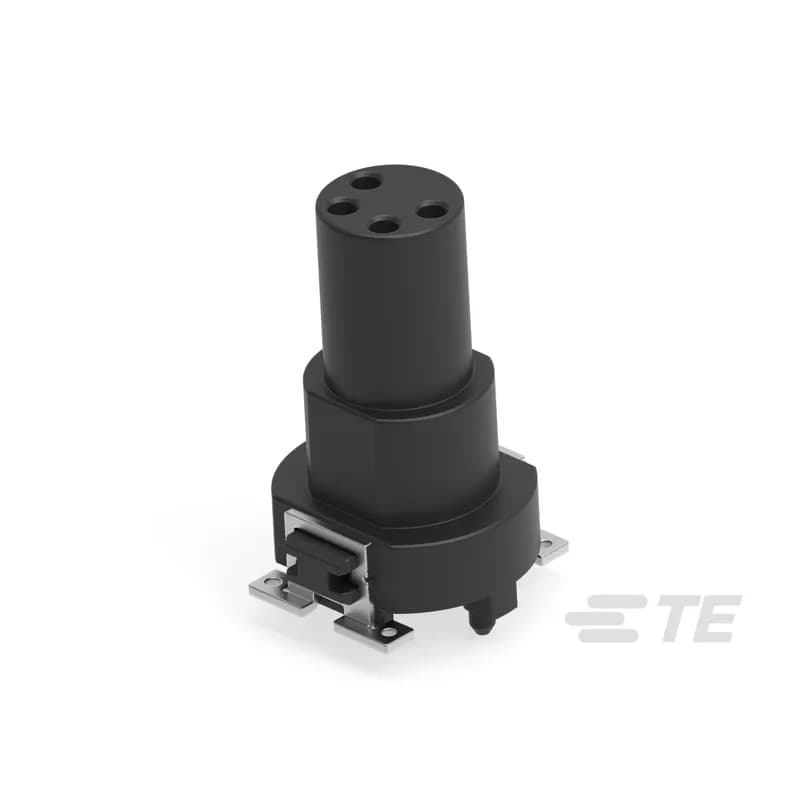 4 Position Circular Connector, Cable-to-Board, Printed Circuit Board, Power, Signal & High Speed Data, Board Mount, A Code, M8 Connector