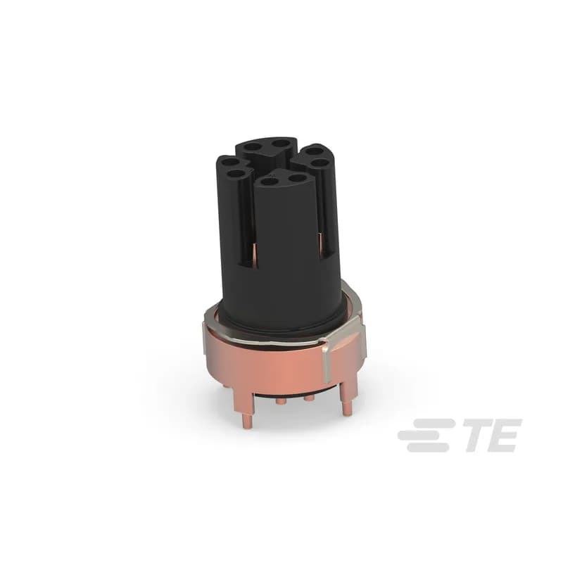 8 Position Circular Connector, Cable-to-Board, Printed Circuit Board, Power, Signal & High Speed Data, Board Mount, Nickel, M12 Connector