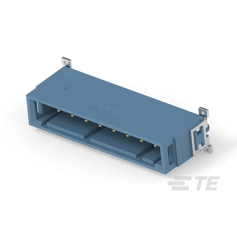 PCB Mount Header, Vertical, Wire-to-Board, 8 Position, 2.54 mm [.1 in] Centerline, Fully Shrouded, Gold (Au), Surface Mount, ERNI MaxiBridge