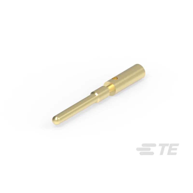 Pin Contact, Tribor, 60 VAC, 60 VDC, Discrete Wire, 20 AWG, .5 mm² Wire, Crimp, Brass, Signal, -40 – 80 °C [-40 – 176 °F], Triad 01 Crimp