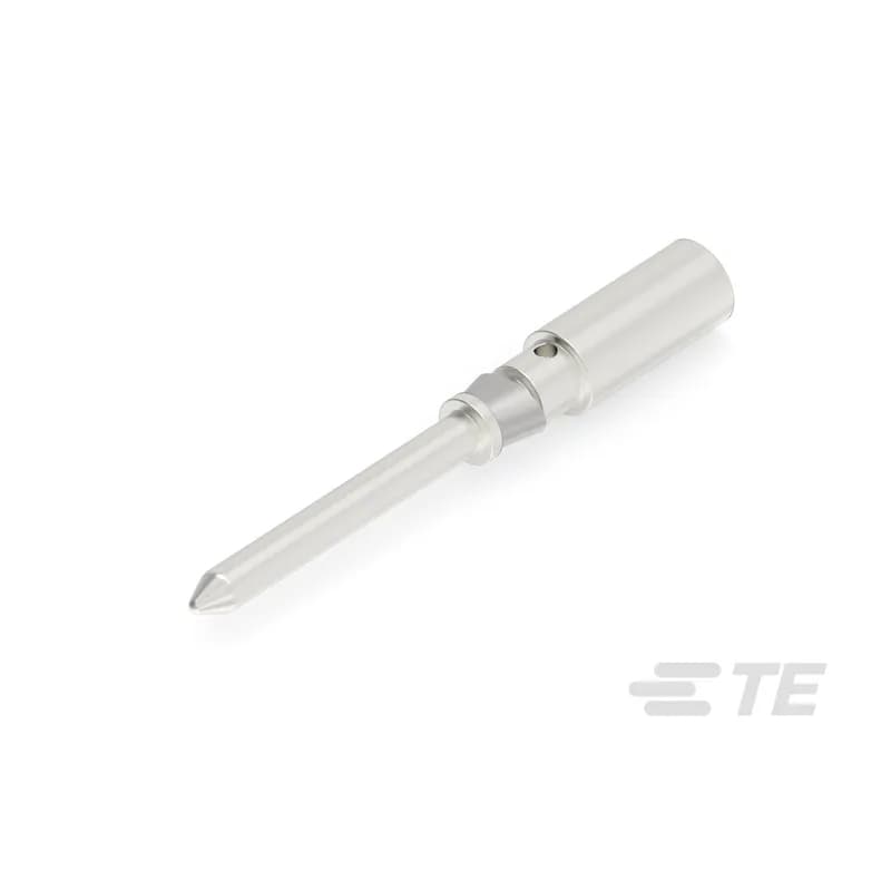 Pin Contact, Silver, 14 AWG, 2.5 mm² Wire, Crimp, Brass, Power & Signal