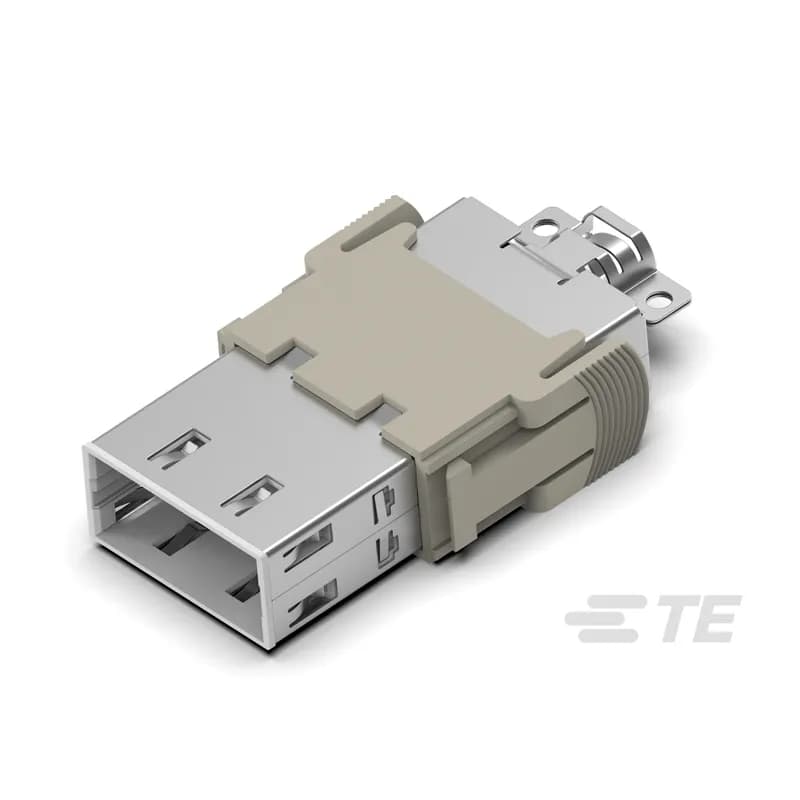 Insert for Contacts, Tab, 32 Pole Configuration, Crimp, 30 – 22 AWG, .05 – .35 mm² Wire, 2.2 A, Signal, HDC HMN