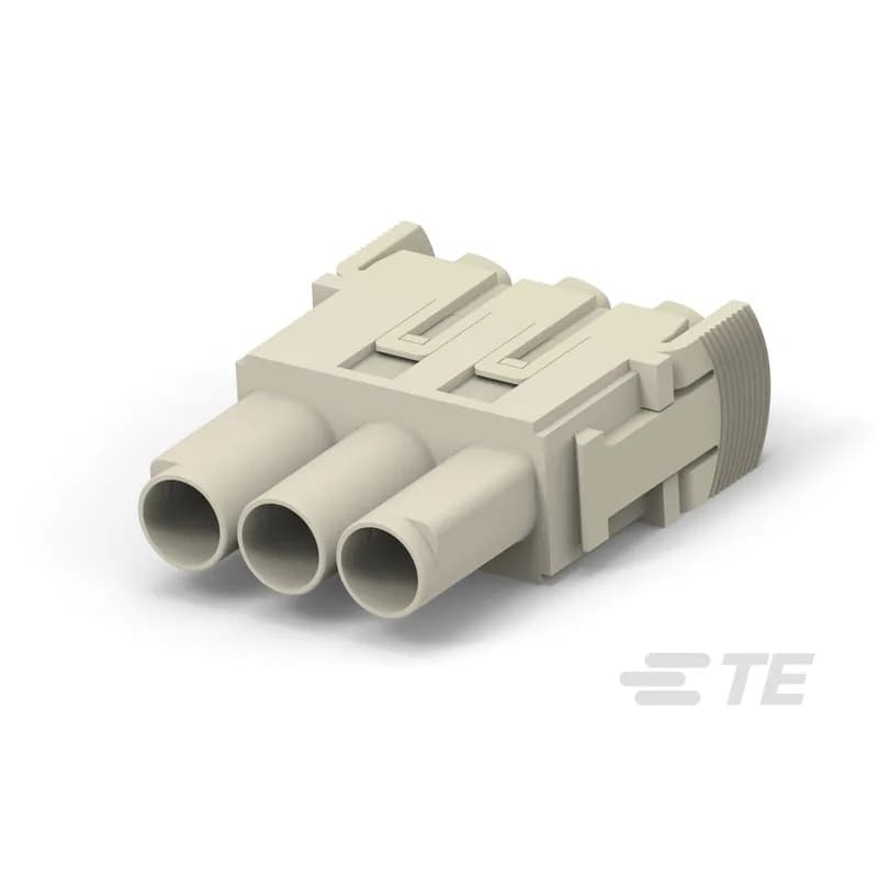 TE Connectivity T2115032101-000 - Insert for Contacts, Pin, 3 Pole Configuration, Crimp Terminal, 1.2 A, Power & Signal, HDC HMN