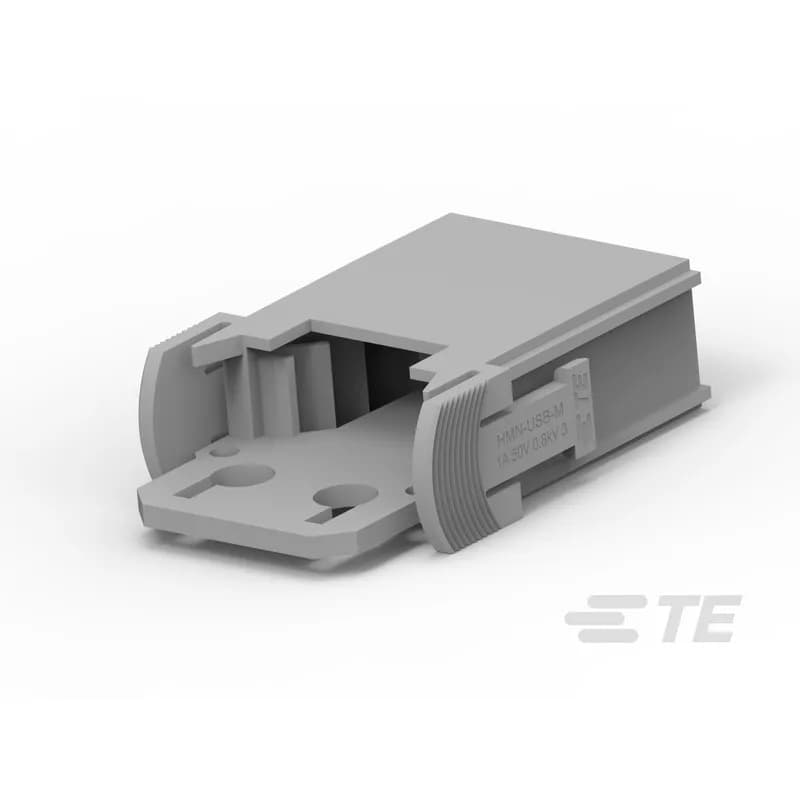 Plug, 1 Position, 1 Port, Straight, Box, Cable-to-Cable, Wire & Cable, Signal, Cable Mount (Free-Hanging), -40 – 70 °C [-40 – 158 °F], HDC HMN