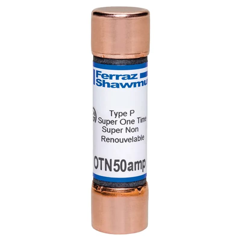 OTN Fuse OT - Class K5 - Fast-Acting 250VAC 50A Ferrule Amp-Trap®