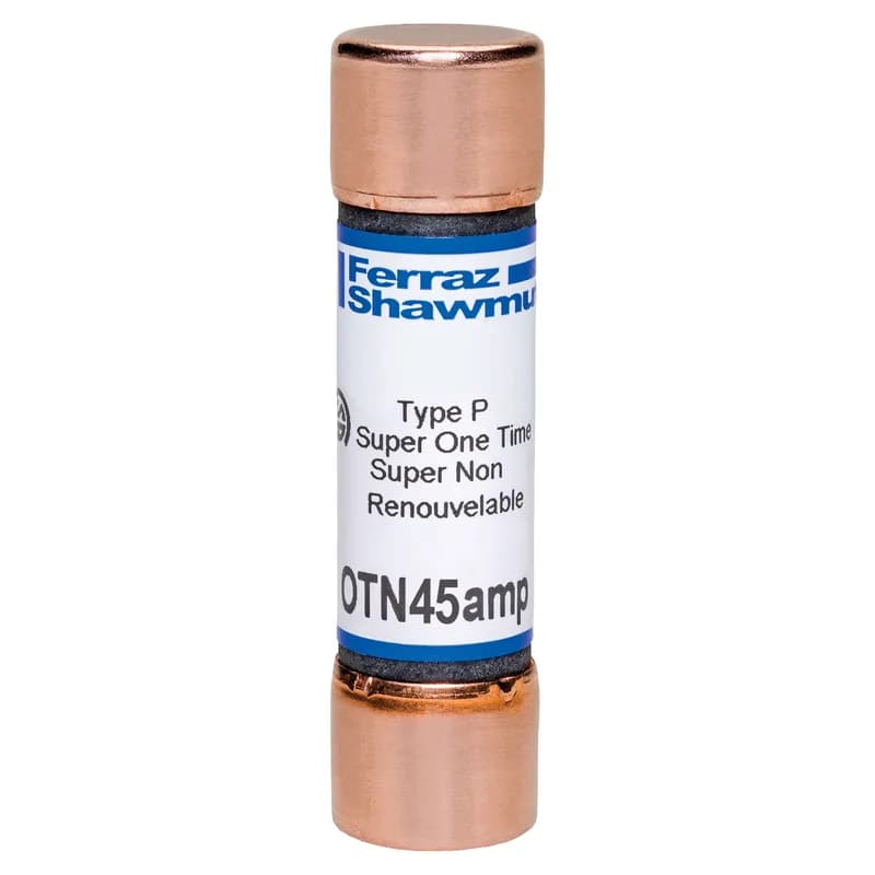 Mersen OTN45 - OTN Fuse OT - Class K5 - Fast-Acting 250VAC 45A Ferrule Amp-Trap®