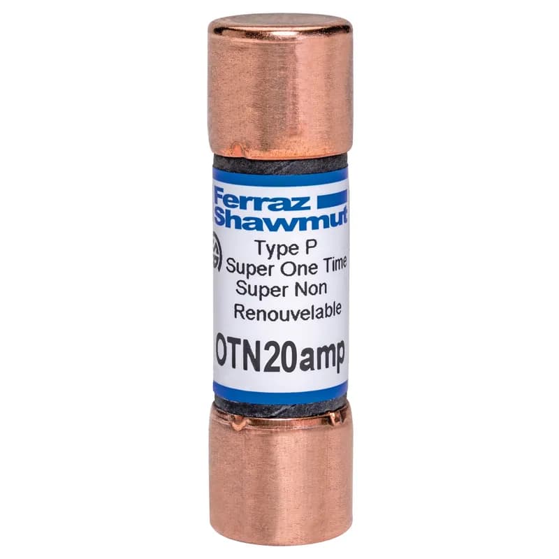 OTN Fuse OT - Class K5 - Fast-Acting 250VAC 20A Ferrule Amp-Trap®