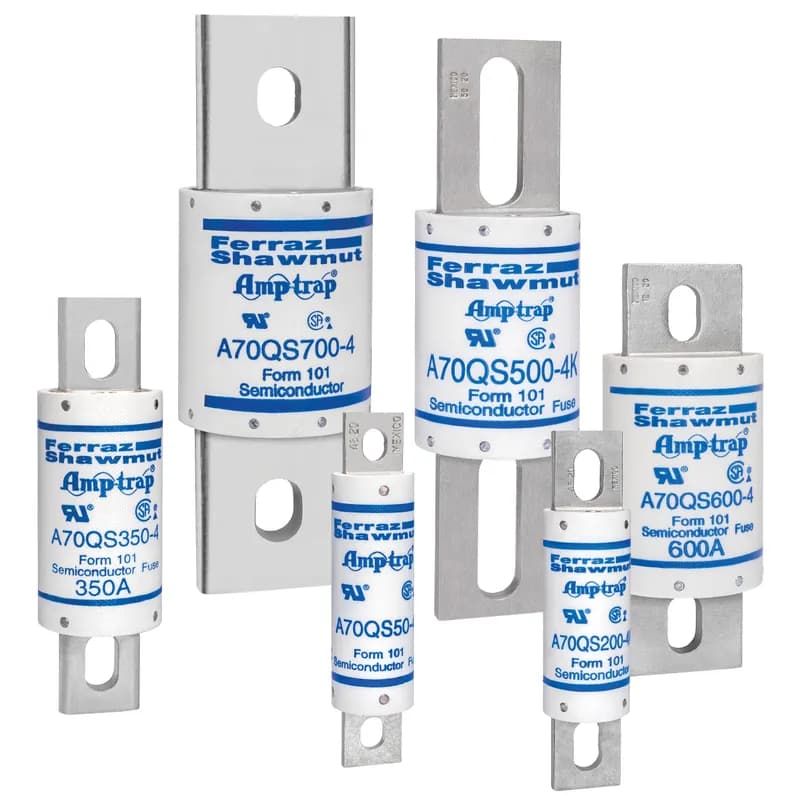 Mersen A70QS200-4KIL - High Speed Fuse Amp-Trap® A70QS 700VAC 700VDC 200A Bolted Blade IL Indicator 4K