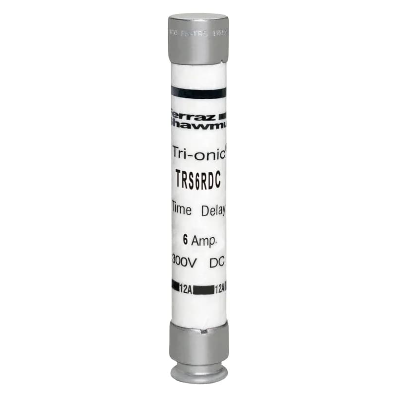 Mersen TRS6RDC - Fuse TRS-RDC - Class RK5 - Time-Delay 300VDC 6A Ferrule Tri-Onic®