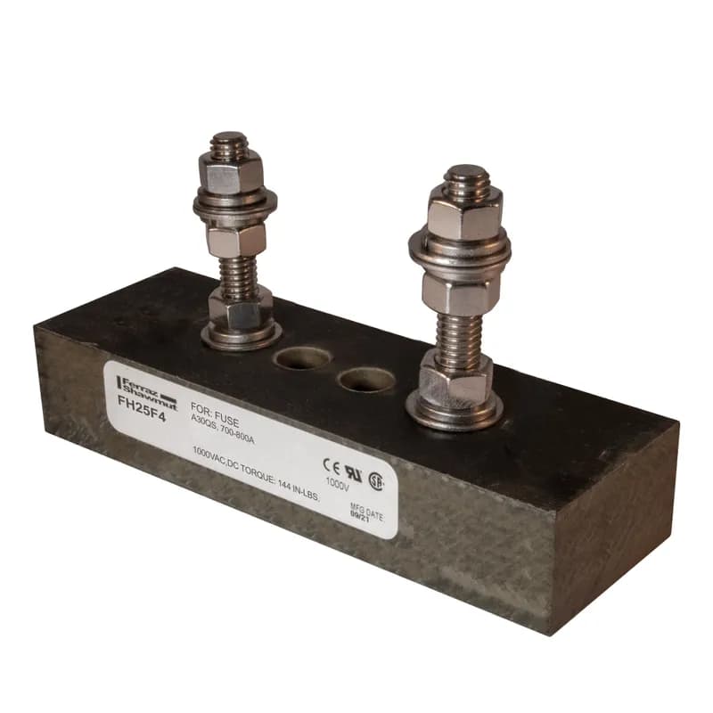 Fuse Block 1000VAC 1000VDC 800A 1-Pole Stud center to center: 2.66 inch
