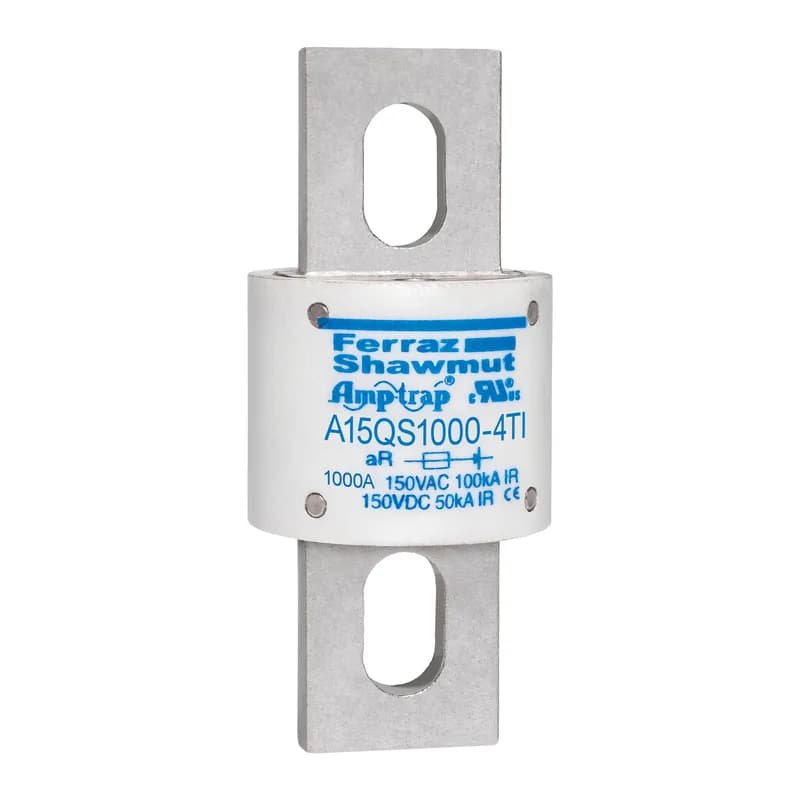 Mersen A15QS1000-4TI - High Speed Fuse Amp-Trap® A15QS 150VAC 150VDC 1000A Blade TI Indicator