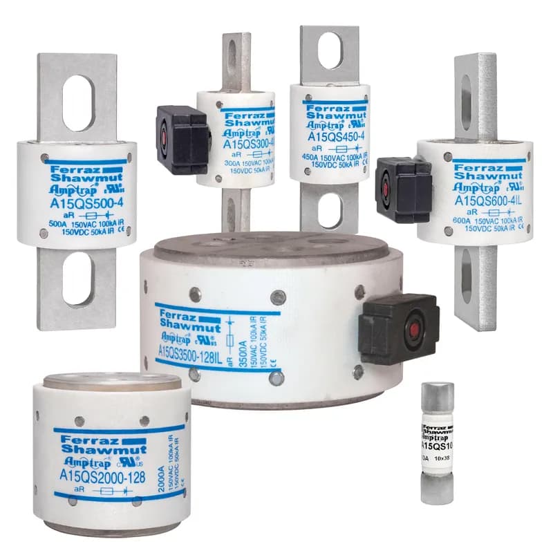 High Speed Fuse Amp-Trap® A15QS 150VAC 150VDC 2500A Hockey Puck, Bolt-In IL Indicator