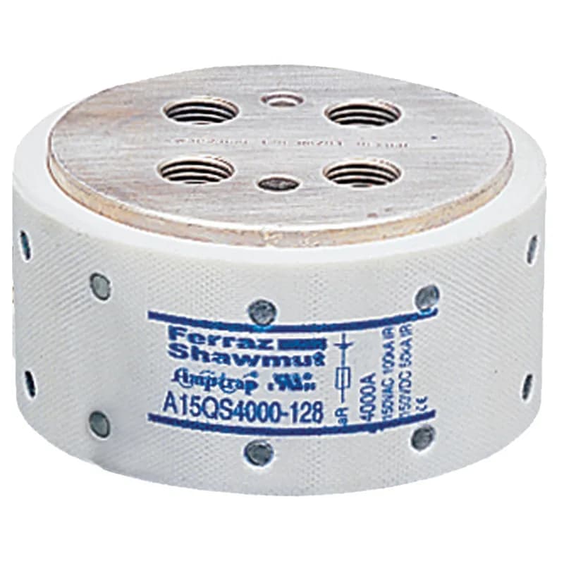 High Speed Fuse Amp-Trap® A15QS 150VAC 150VDC 4000A Hockey Puck, Bolt-In