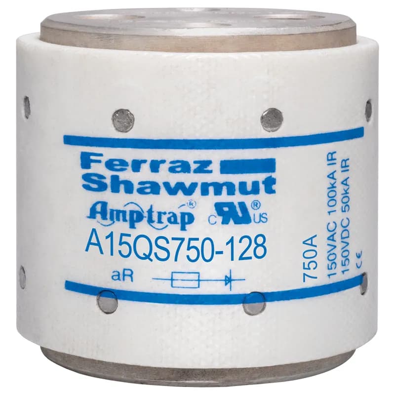 High Speed Fuse Amp-Trap® A15QS 150VAC 150VDC 750A Hockey Puck, Bolt-In