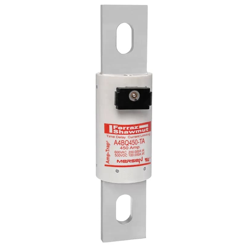 Fuse A4BQ - Class L - Time-Delay 600VAC 500VDC 450A Blade TA Indicator Amp-Trap 2000®