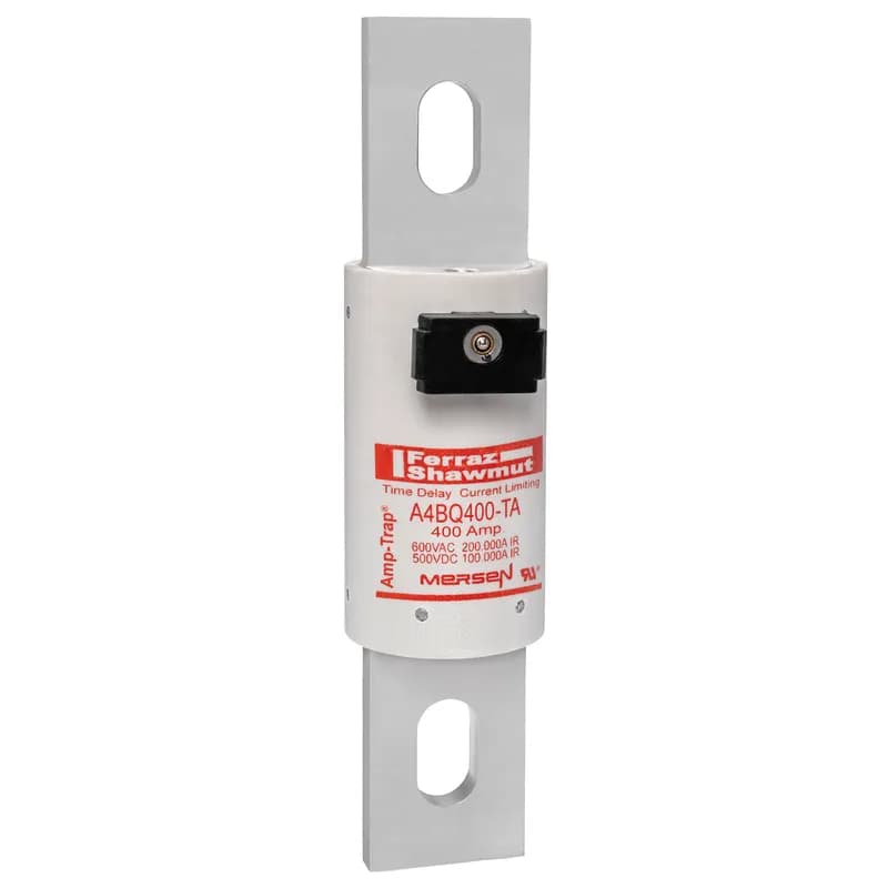 Fuse A4BQ - Class L - Time-Delay 600VAC 500VDC 400A Blade TA Indicator Amp-Trap 2000®